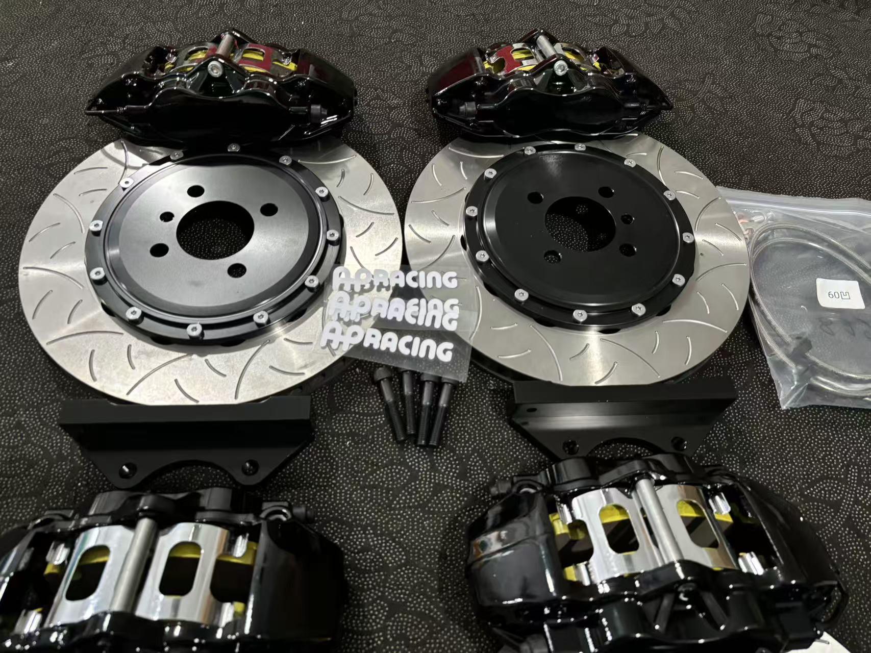 Complete Big Brake Kit Front R - Front Rear Brake Caliper Bracket Kit review and price